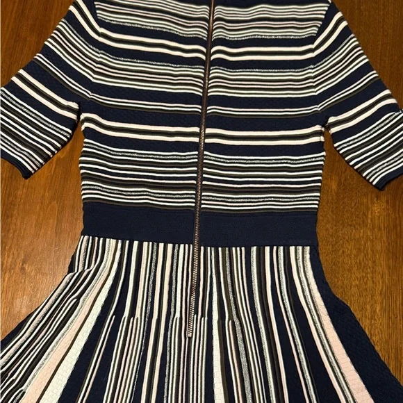 Ted Baker London Striped Dress Skater Dress - Picture 7 of 10